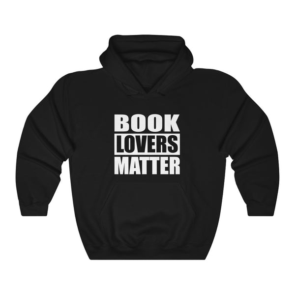 BOOK LOVERS MATTER HOODIE - BLACK